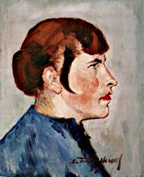 Жена в профил